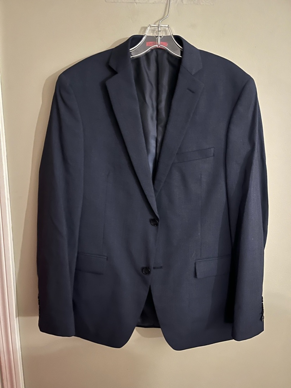 Alfani Men's Navy Two-Button Sport Coat